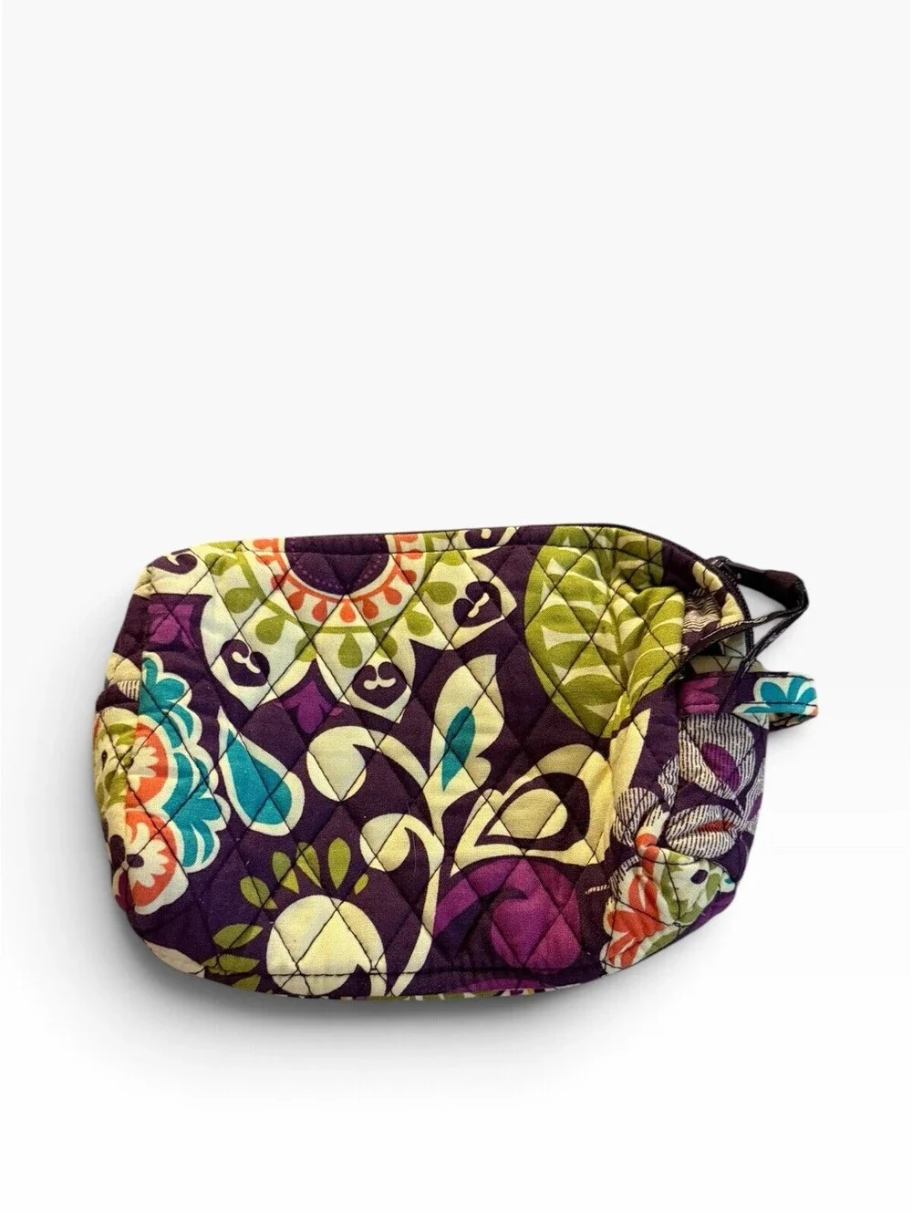Vera Bradley Purple Punch Retired Pattern Cosmetic Makeup Bag